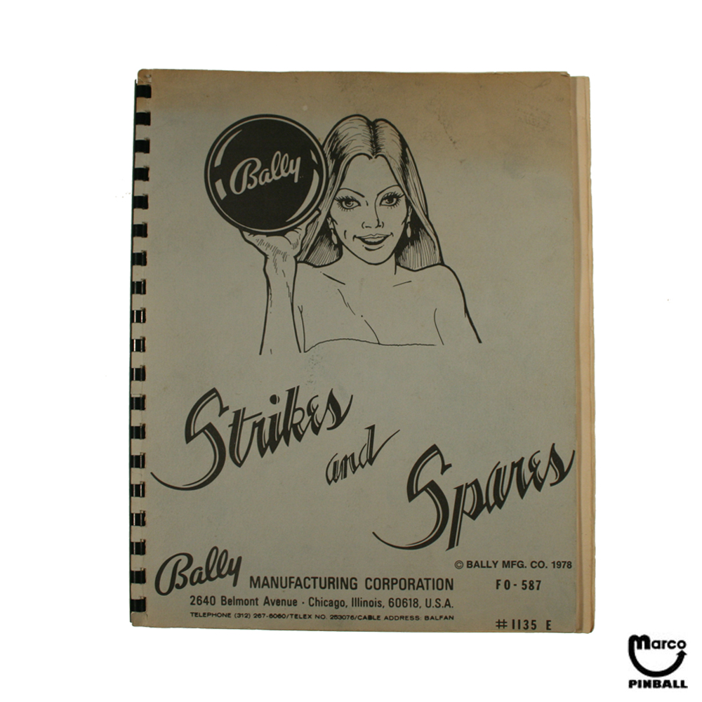 STRIKES & SPARES (Bally) Manual & schem.