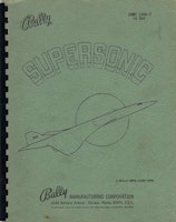SUPERSONIC (Bally) Manual & Schematic
