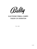Bally Electronic Pinball Theory of Operation