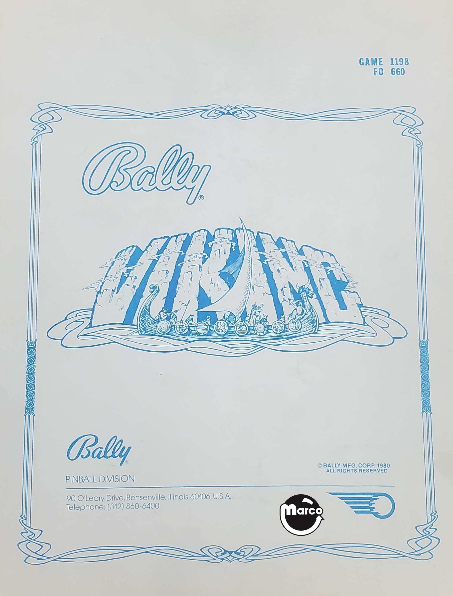VIKING (Bally) Manual & Schematic
