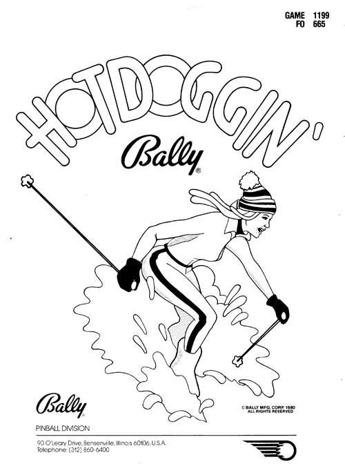HOT DOGGIN (Bally) Manual & schematic