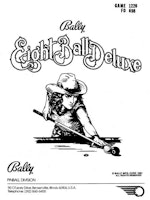 EIGHT BALL DELUXE (Bally) Manual Original