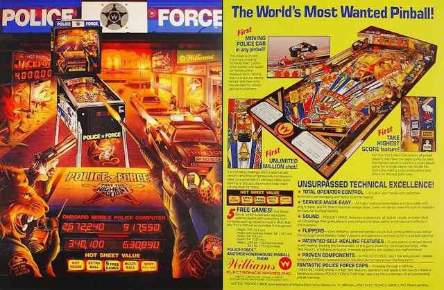 POLICE FORCE (Williams) Flyer