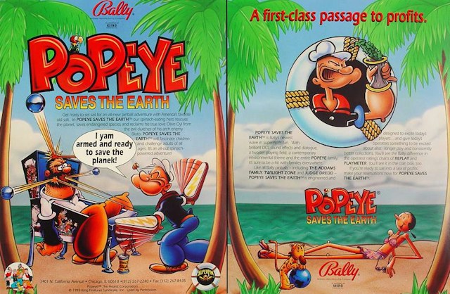 POPEYE (Bally) Flyer