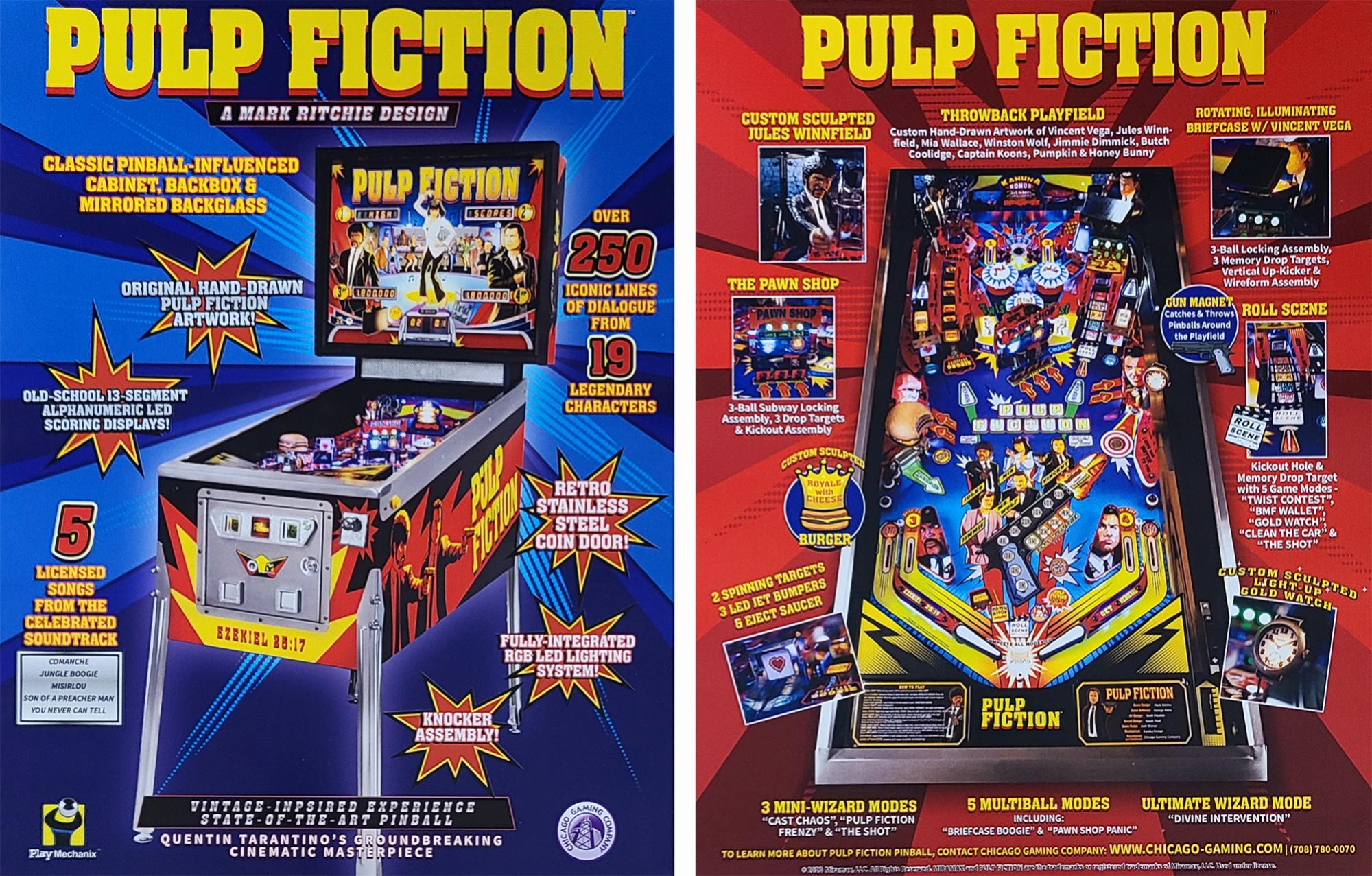 PULP FICTION (Chicago Gaming) Flyer