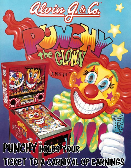 PUNCHY THE CLOWN (Alvin G) Flyer
