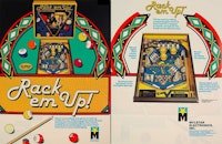 RACK EM UP (Gottlieb) Flyer