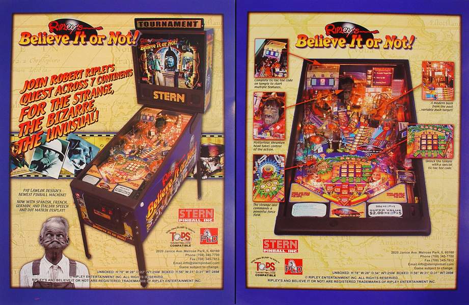 RIPLEY'S (Stern) Flyer