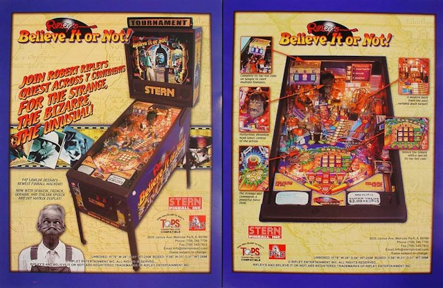 RIPLEY'S (Stern) Flyer