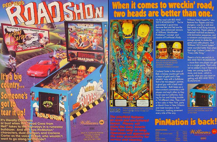 ROAD SHOW (Williams) Flyer
