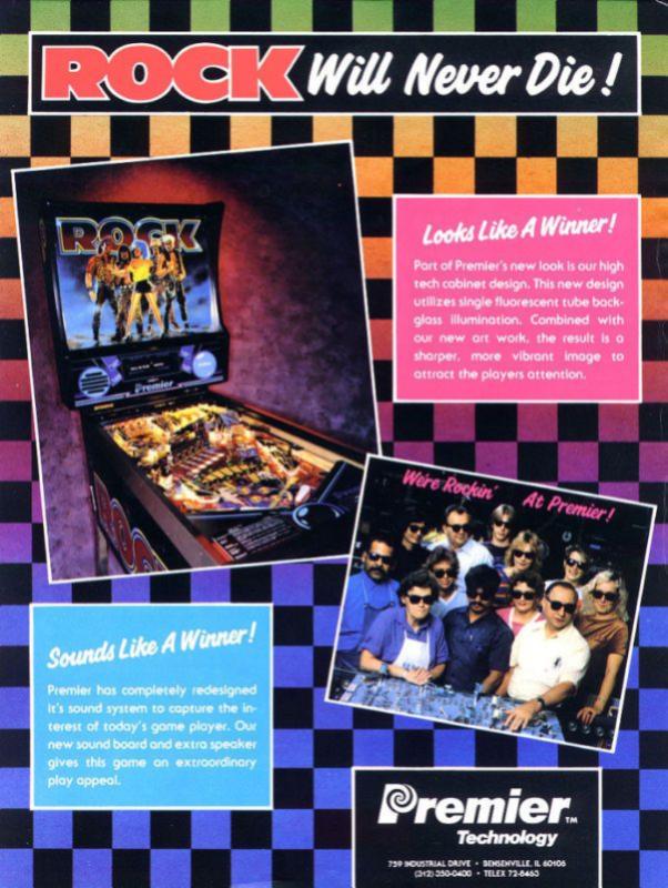 ROCK (Gottlieb) Flyer