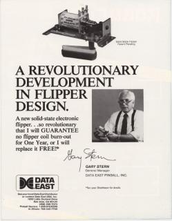 ROBOCOP (Data East) Flyer