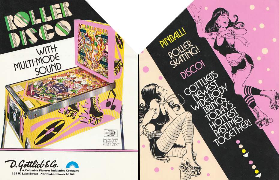 ROLLER DISCO (Gottlieb) Flyer