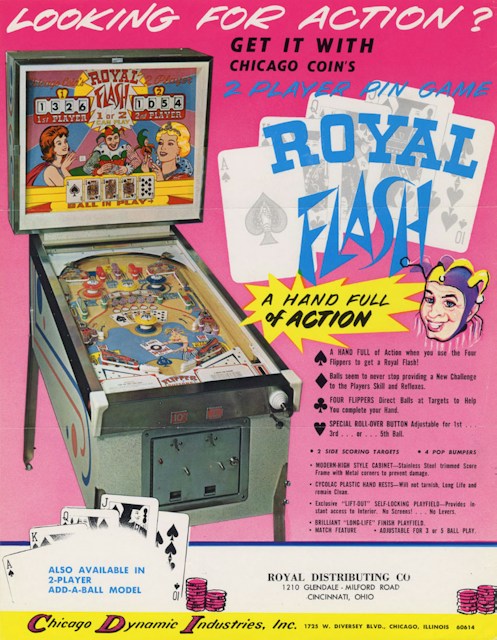 ROYAL FLASH (Chicago Coin) Flyer