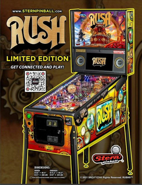 RUSH LE (Stern SPI) Flyer