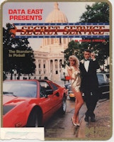 SECRET SERVICE (Data East) Flyer