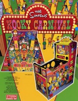 SIMPSONS KOOKY CARNIVAL (Stern) Flyer