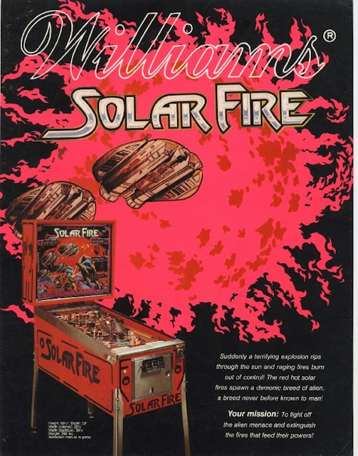 SOLAR FIRE (Williams) Flyer