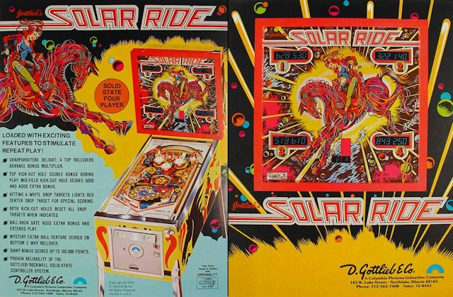 SOLAR RIDE (Gottlieb) Flyer
