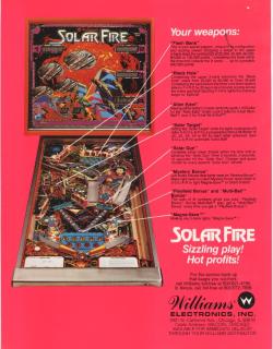 SOLAR FIRE (Williams) Flyer