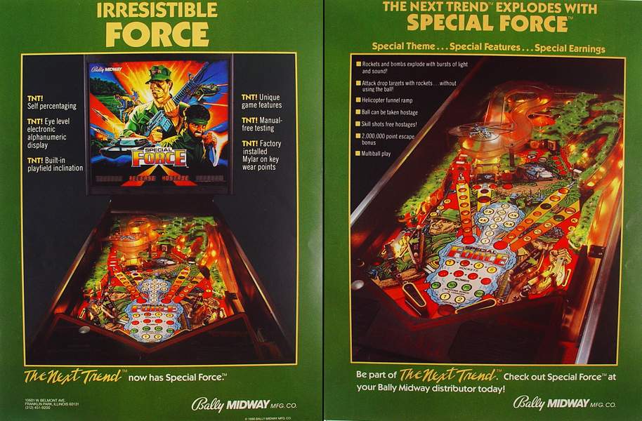SPECIAL FORCE (Bally) Flyer