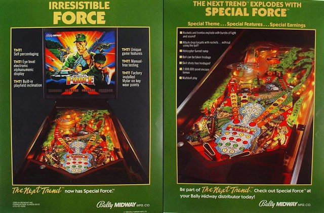 SPECIAL FORCE (Bally) Flyer