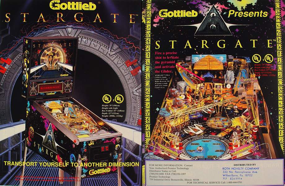 STARGATE (Gottlieb) Flyer