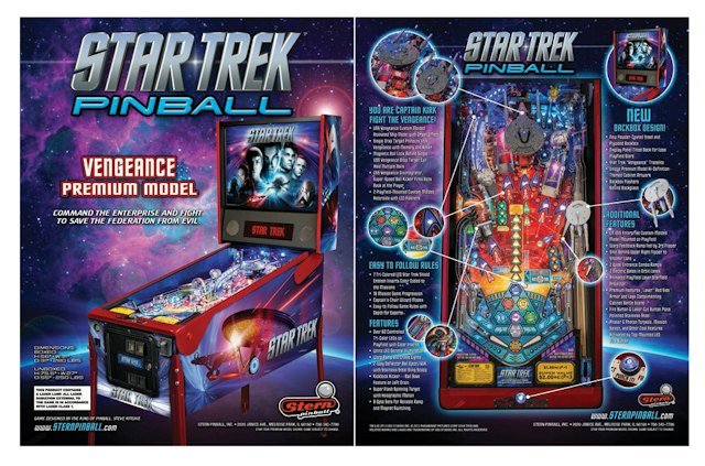 STAR TREK PREMIUM (Stern) Flyer Vengeance