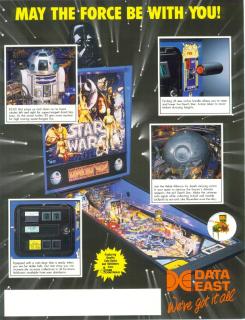 F-STARWARSDE - STAR WARS (Data East) Flyer - Marco Specialties