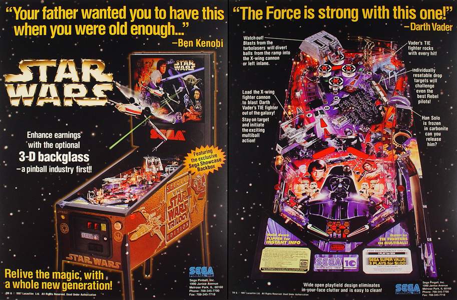 STAR WARS TRILOGY (Sega) Flyer