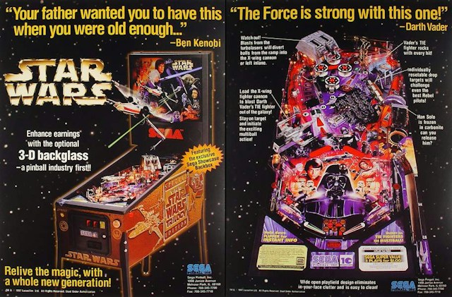 STAR WARS TRILOGY (Sega) Flyer