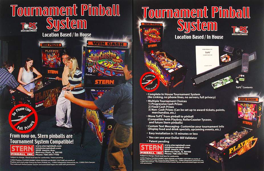 Stern TOURNAMENT System flyer