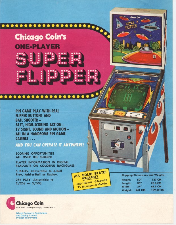 SUPER FLIPPER (Chicago Coin) Flyer