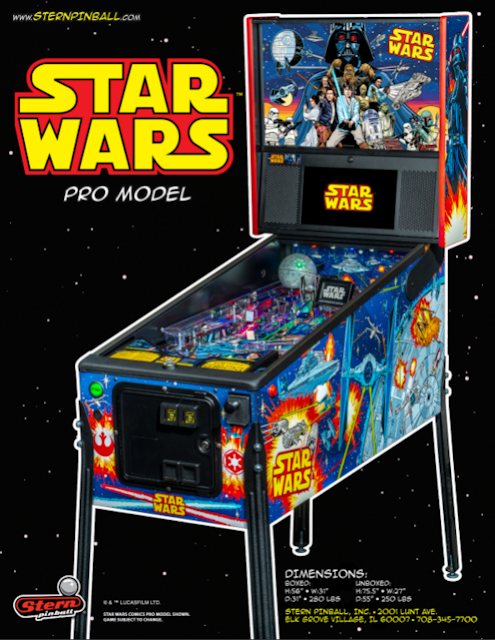 STAR WARS COMIC PRO (Stern) Flyer