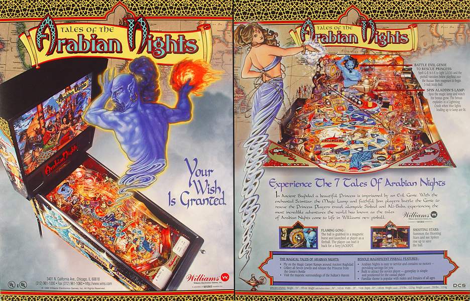 TALES ARABIAN NIGHTS (Williams) Flyer