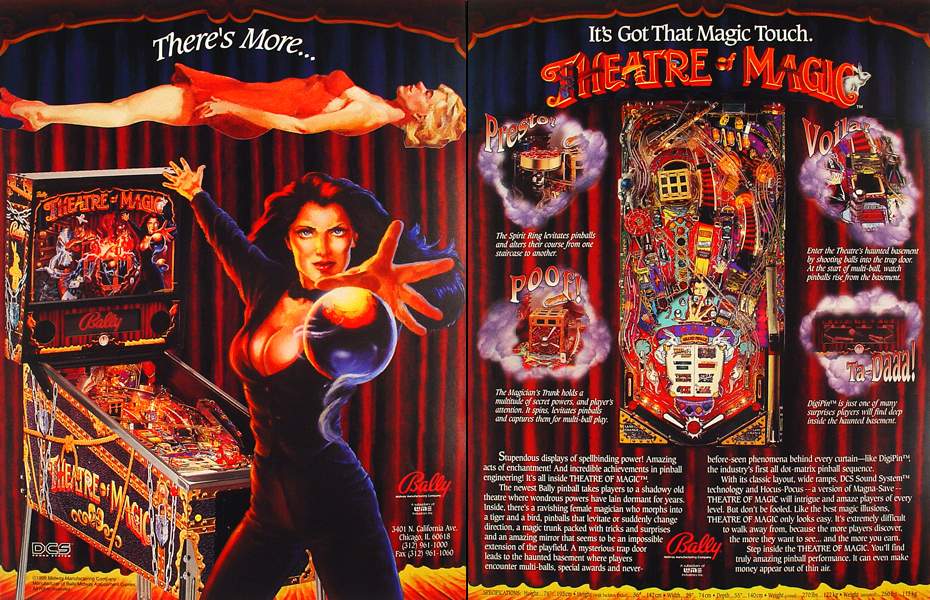 THEATRE OF MAGIC (Bally) Flyer