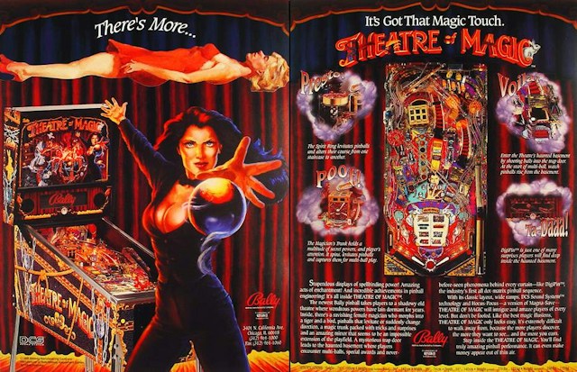 THEATRE OF MAGIC (Bally) Flyer