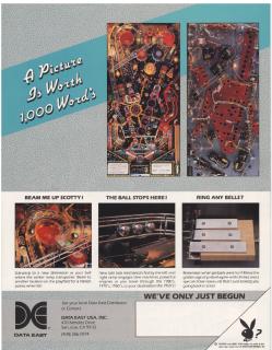 TIME MACHINE (Data East) Flyer