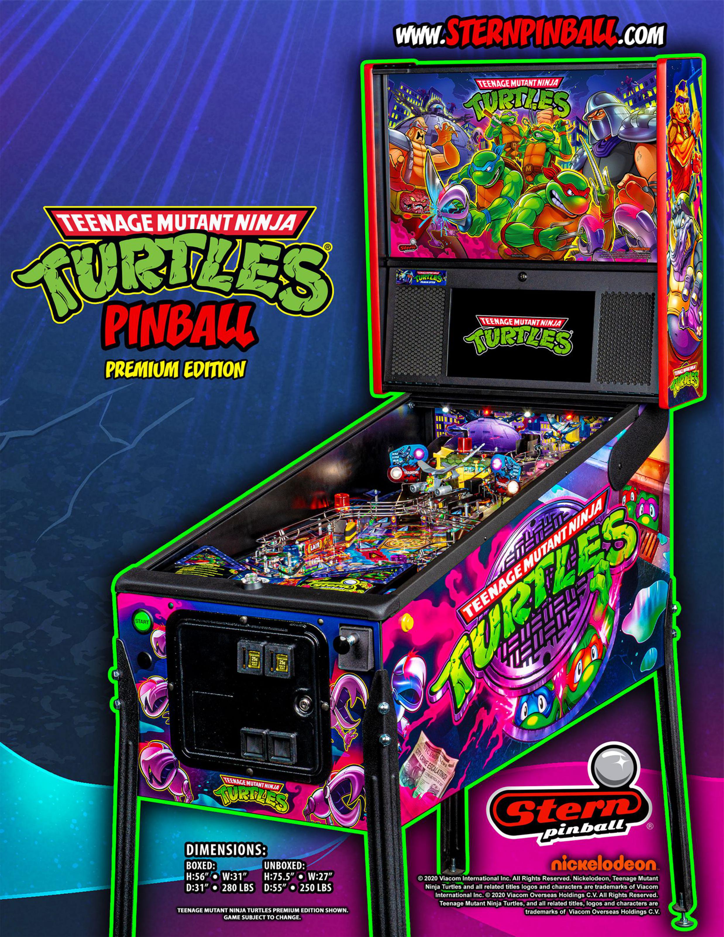 TEENAGE TURTLES PREMIUM (Stern) Flyer