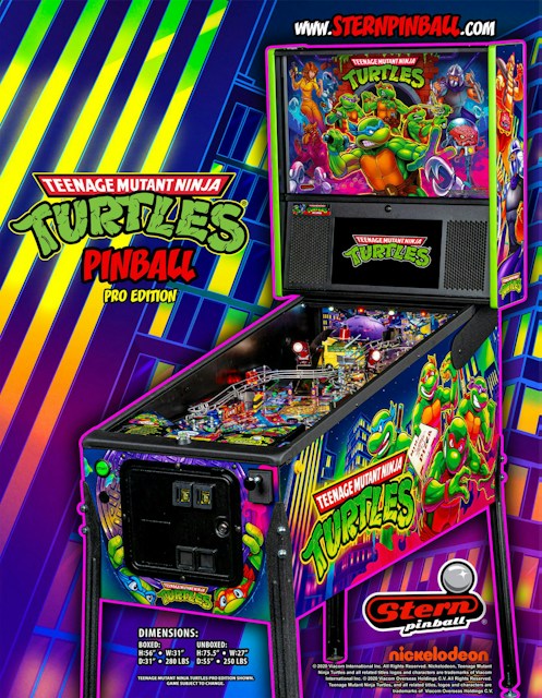 TEENAGE TURTLES PRO (Stern) Flyer