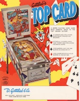 TOP CARD (Gottlieb) Flyer