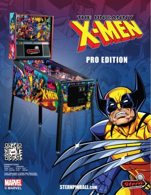 UNCANNY XMEN PRO (Stern) Flyer