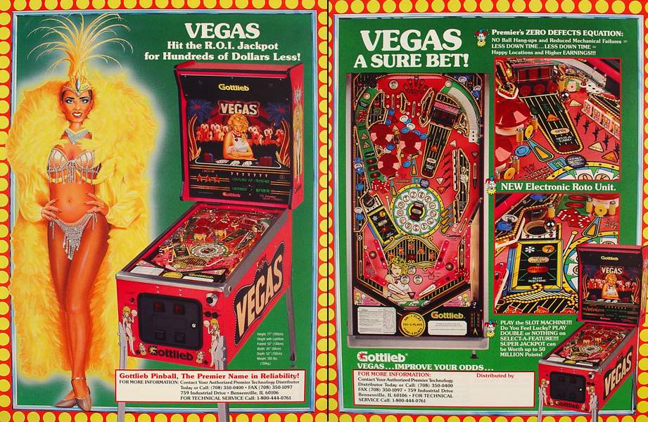 VEGAS (Gottlieb) Flyer