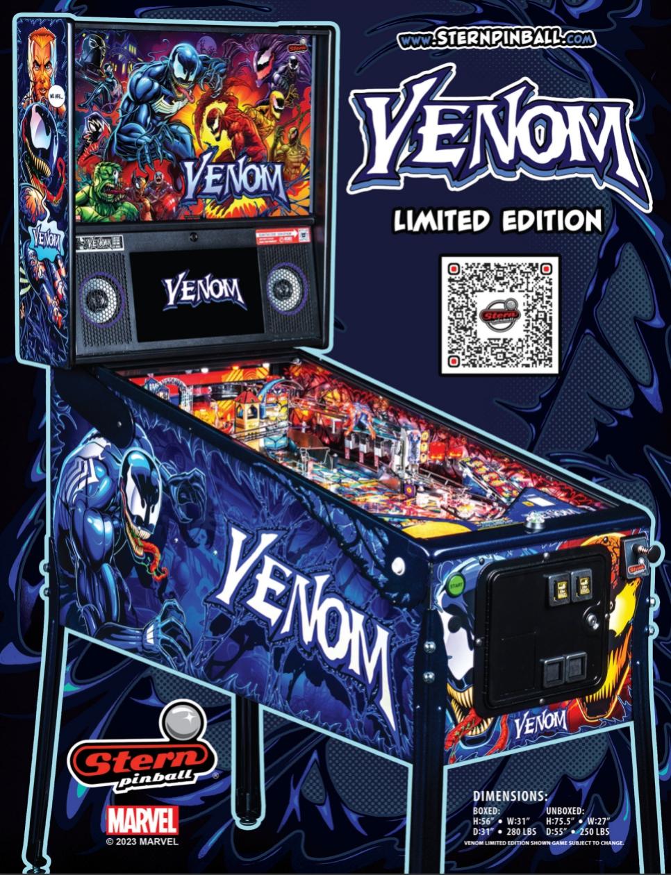 VENOM LIMITED EDITION (Stern) Flyer