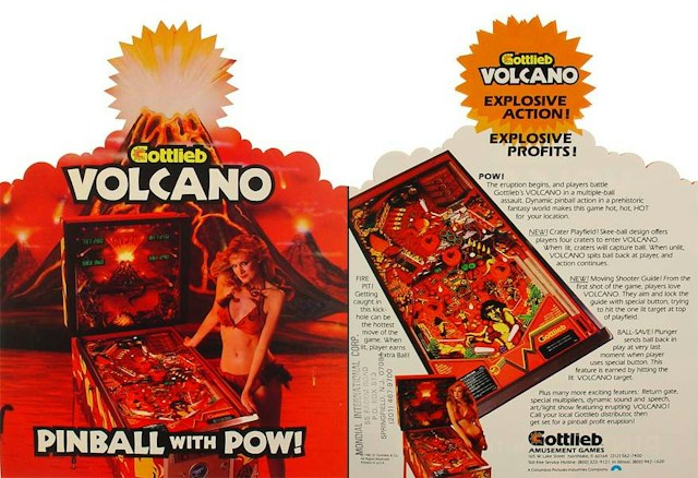 VOLCANO (Gottlieb) Flyer