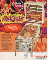 VULCAN (Gottlieb) Flyer