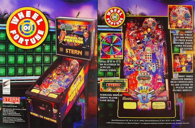 WHEEL OF FORTUNE (Stern) Flyer