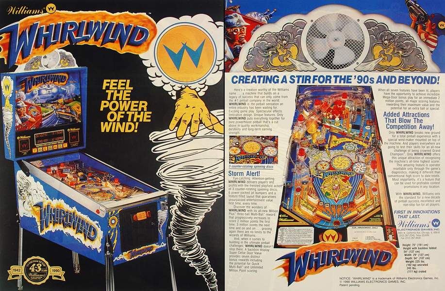 WHIRLWIND (Williams) Flyer