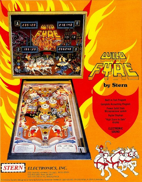 WILD FYRE (Stern) Flyer