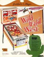 WILD WILD WEST (Gottlieb) Flyer